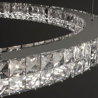 Lustra Lustre Anneau Cristal Spiridon Luxe