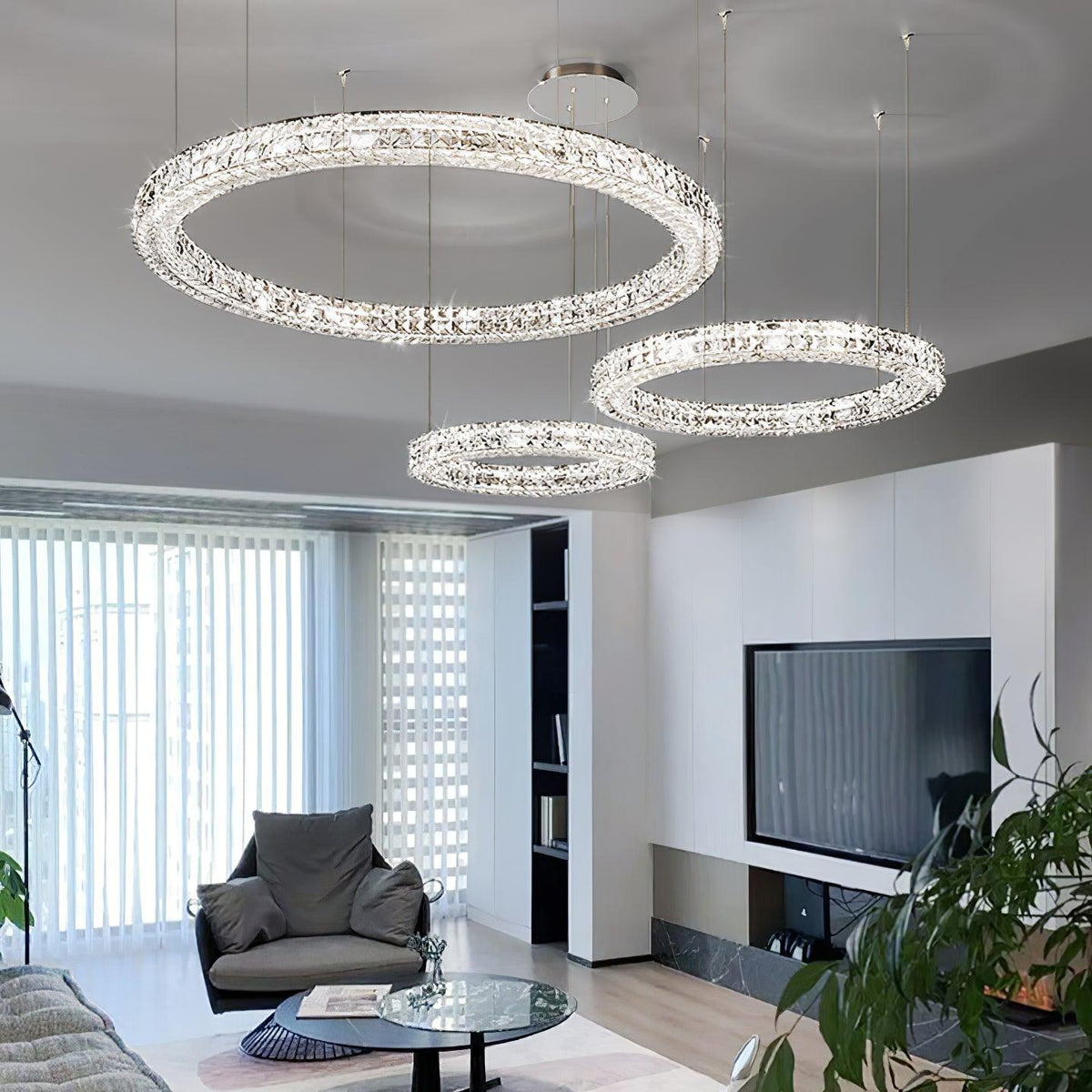 Dareneris Lustre Anneau Cristal Spiridon Luxe