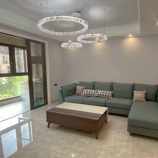 Lustra Lustre Anneau Cristal Spiridon Luxe