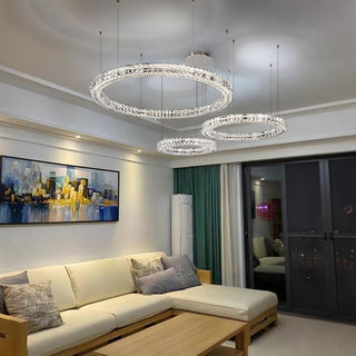 Lustra Lustre Anneau Cristal Spiridon Luxe