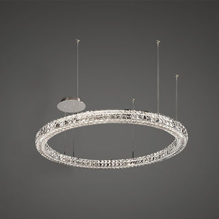 Lustra Lustre Anneau Cristal Spiridon Luxe