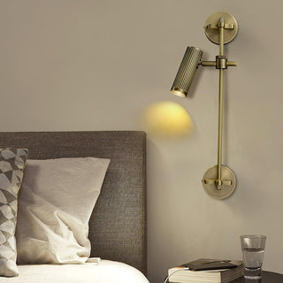 Glintice Applique murale industrielle en laiton