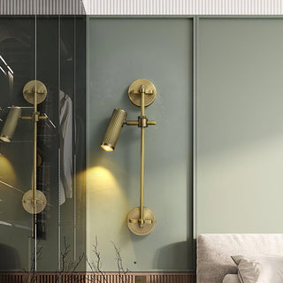 Glintice Applique murale industrielle en laiton
