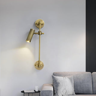 Glintice Applique murale industrielle en laiton