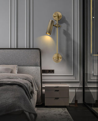 Glintice Applique murale industrielle en laiton