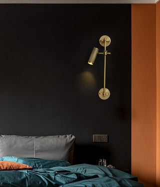 Glintice Applique murale industrielle en laiton