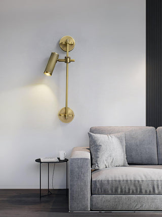 Glintice Applique murale industrielle en laiton