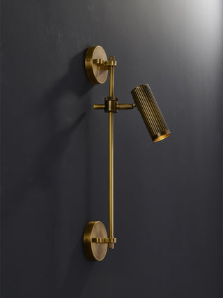 Glintice Applique murale industrielle en laiton