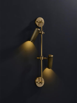 Glintice Applique murale industrielle en laiton