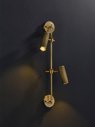 Glintice Applique murale industrielle en laiton
