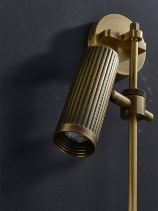 Glintice Applique murale industrielle en laiton