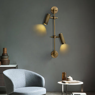 Glintice Applique murale industrielle en laiton