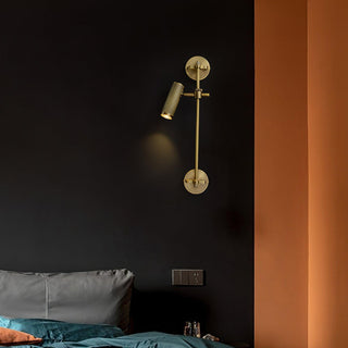 Glintice Applique murale industrielle en laiton