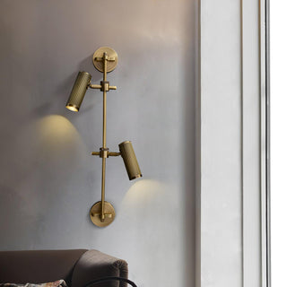Glintice Applique murale industrielle en laiton