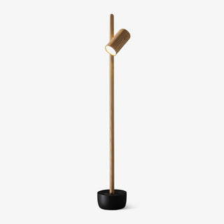 Rinisina Lampadaire Spotlight Bois