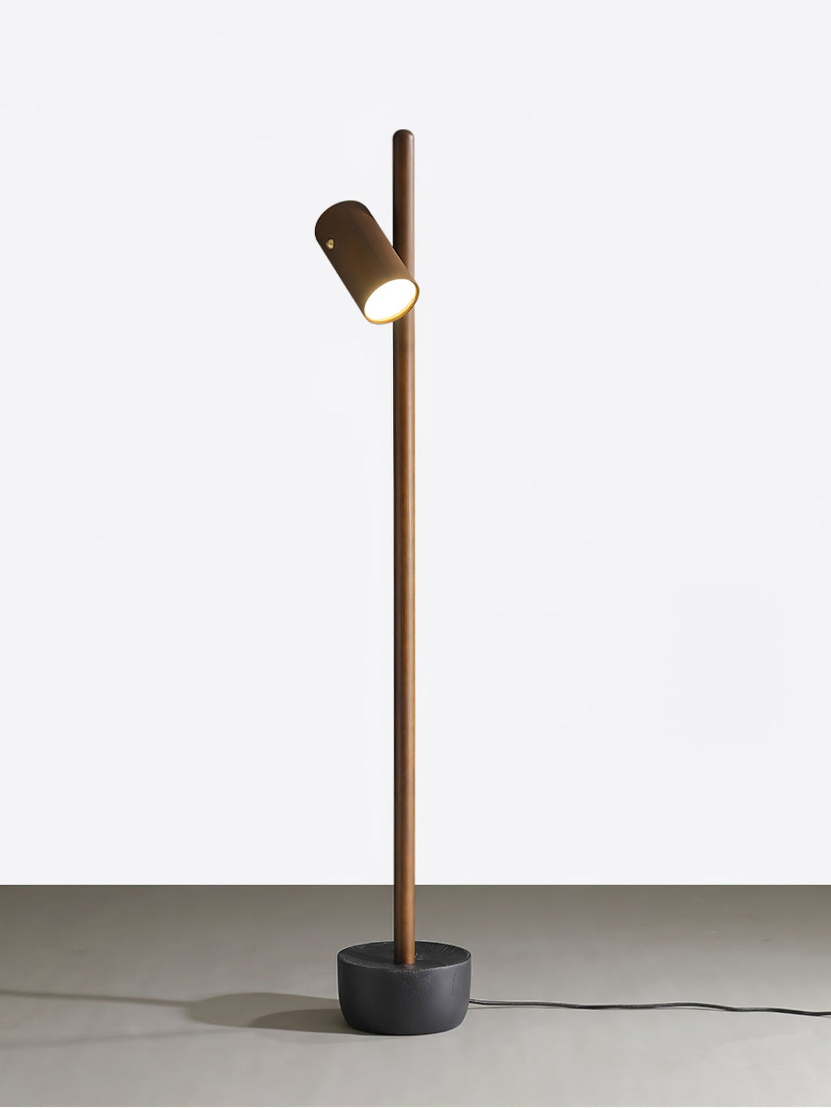 Rinisina Lampadaire Spotlight Bois