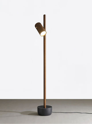 Rinisina Lampadaire Spotlight Bois