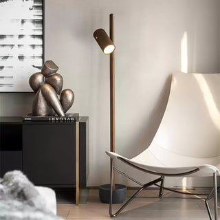 Rinisina Lampadaire Spotlight Bois