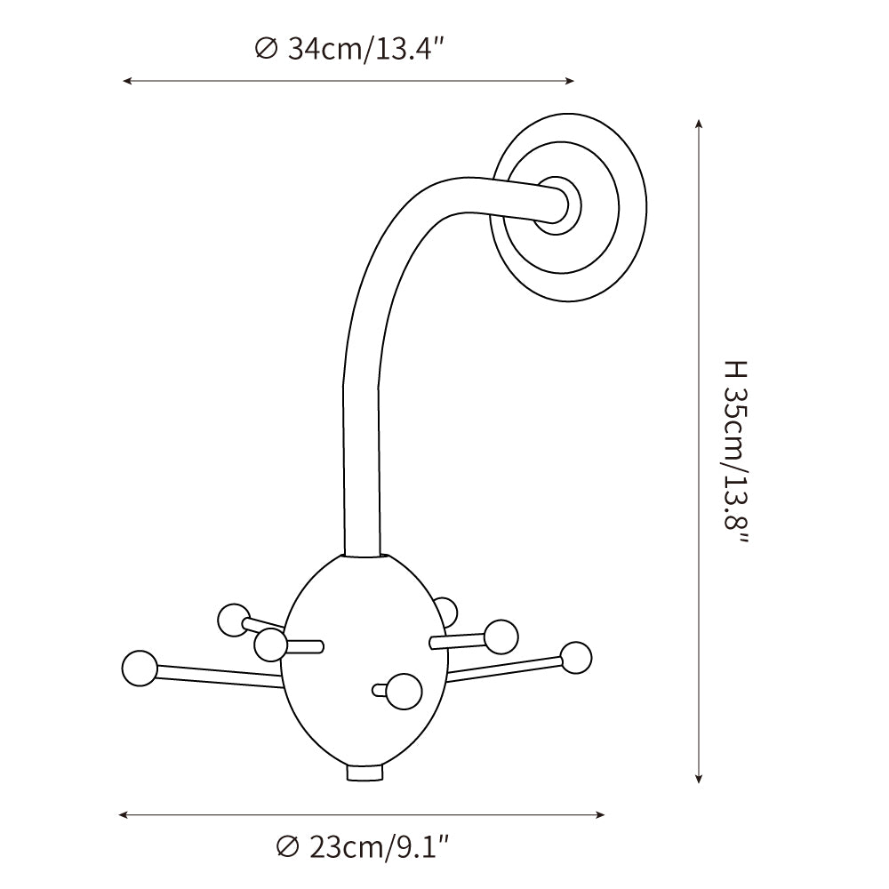 Noruette Applique Murale