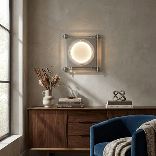 Square Frame LED Sconce-Neutral Decor
