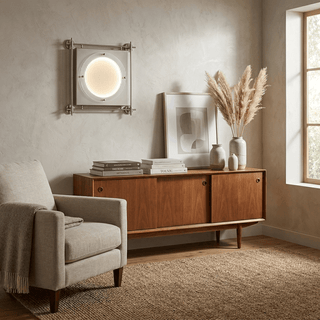 Square Frame LED Sconce-Neutral Decor