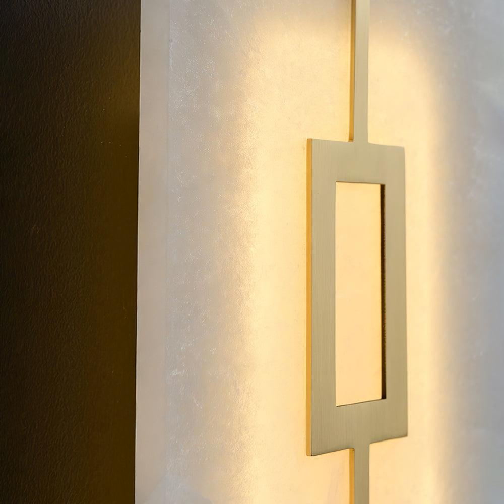 Alvelor Géométrique Albâtre Luminaire Mural