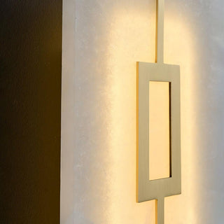 Alvelor Géométrique Albâtre Luminaire Mural