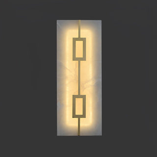 Alvelor Géométrique Albâtre Luminaire Mural