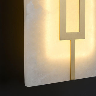 Alvelor Géométrique Albâtre Luminaire Mural