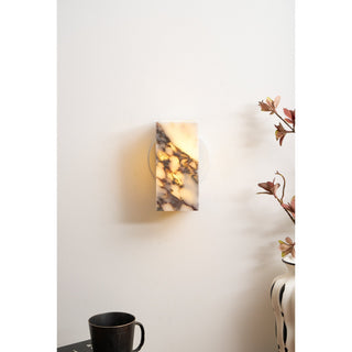 Illaee Moderne Minimaliste Carré Marbre Applique Murale