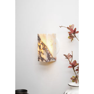 Illaee Moderne Minimaliste Carré Marbre Applique Murale