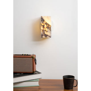 Illaee Moderne Minimaliste Carré Marbre Applique Murale