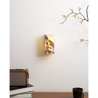 Illaee Moderne Minimaliste Carré Marbre Applique Murale