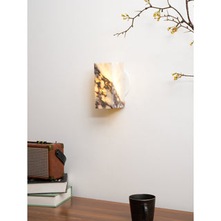 Illaee Moderne Minimaliste Carré Marbre Applique Murale