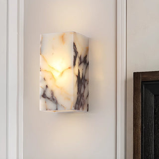 Illaee Moderne Minimaliste Carré Marbre Applique Murale