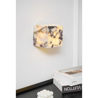 Illaee Moderne Minimaliste Carré Marbre Applique Murale