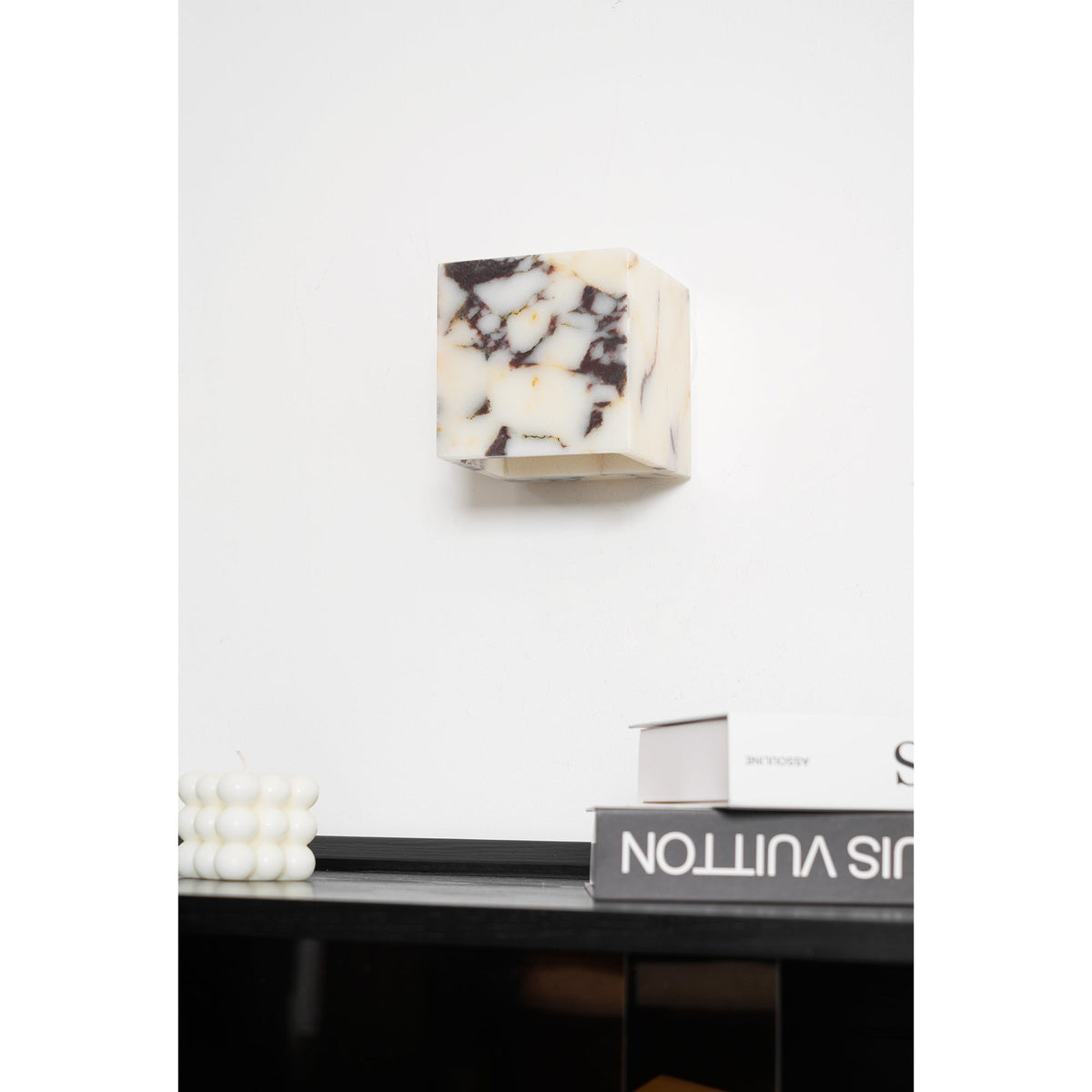 Illaee Moderne Minimaliste Carré Marbre Applique Murale
