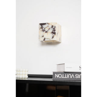 Illaee Moderne Minimaliste Carré Marbre Applique Murale