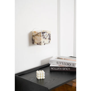 Illaee Moderne Minimaliste Carré Marbre Applique Murale
