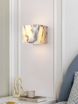 Illaee Moderne Minimaliste Carré Marbre Applique Murale