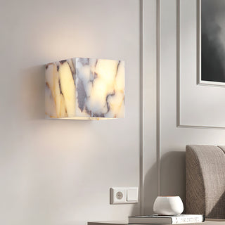 Illaee Moderne Minimaliste Carré Marbre Applique Murale