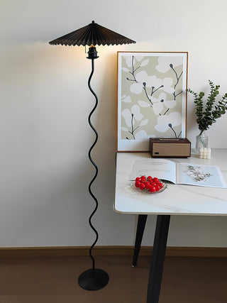 Lioraven Lampadaire en Tissu Minimaliste Classique