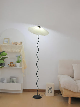 Lioraven Lampadaire en Tissu Minimaliste Classique