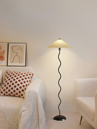 Lioraven Lampadaire en Tissu Minimaliste Classique