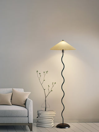 Lioraven Lampadaire en Tissu Minimaliste Classique