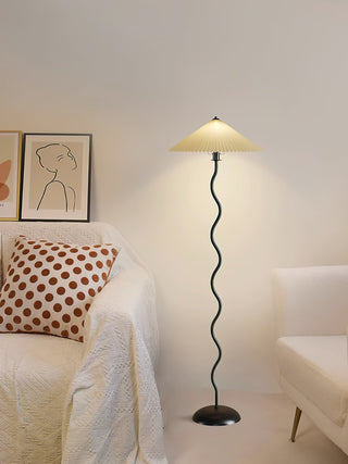 Lioraven Lampadaire en Tissu Minimaliste Classique