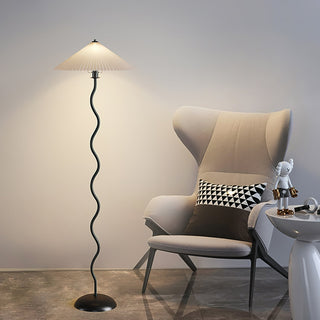 Lioraven Lampadaire en Tissu Minimaliste Classique