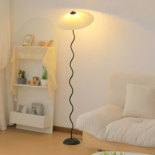 Lioraven Lampadaire en Tissu Minimaliste Classique