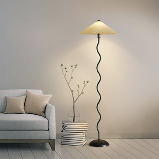 Lioraven Lampadaire en Tissu Minimaliste Classique