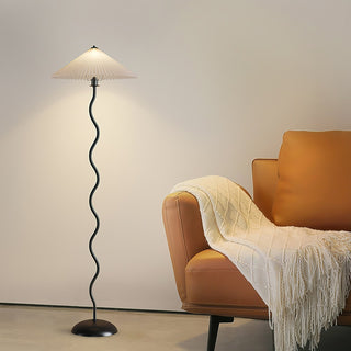 Lioraven Lampadaire en Tissu Minimaliste Classique